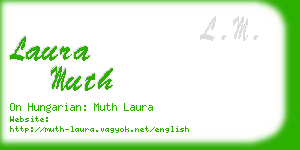 laura muth business card